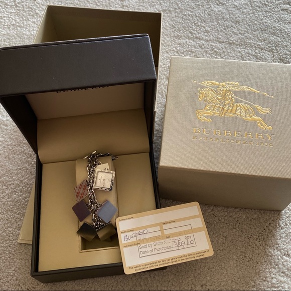 Burberry Accessories - Authentic Burberry charm bracelet watch